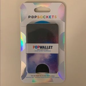 *NWT* Popsockets Wallet in Blue Galaxy